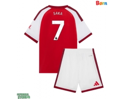 Arsenal Bukayo Saka #7 Replika Babytøj Hjemmebanesæt Børn 2026-27 Kortærmet (+ Korte bukser)